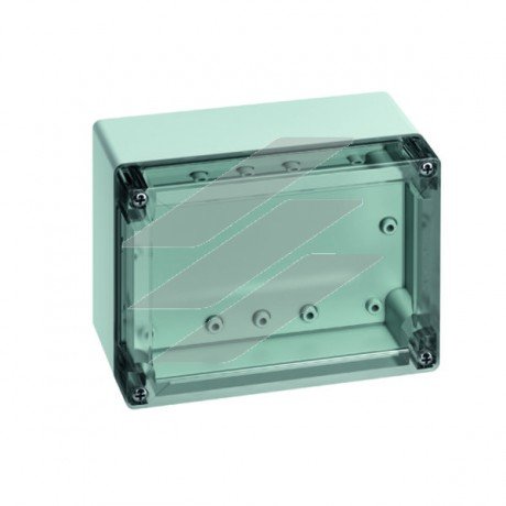 TG-коробка ABS 1612-9-to (162х122х90мм), акрилонітрил-бутадієн-стерол, гладкі стінки, IP67, прозора кришка, Spelsberg